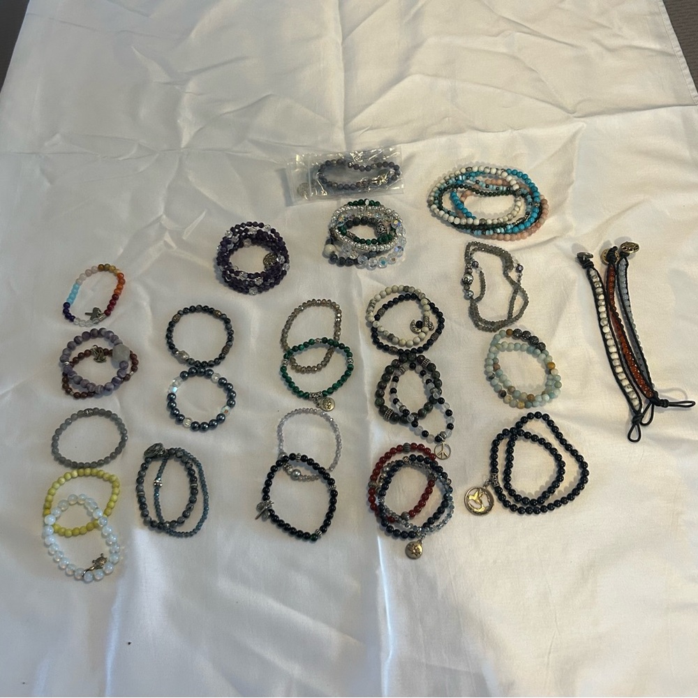 Assorted Women’s Crystal Beaded Bracelets